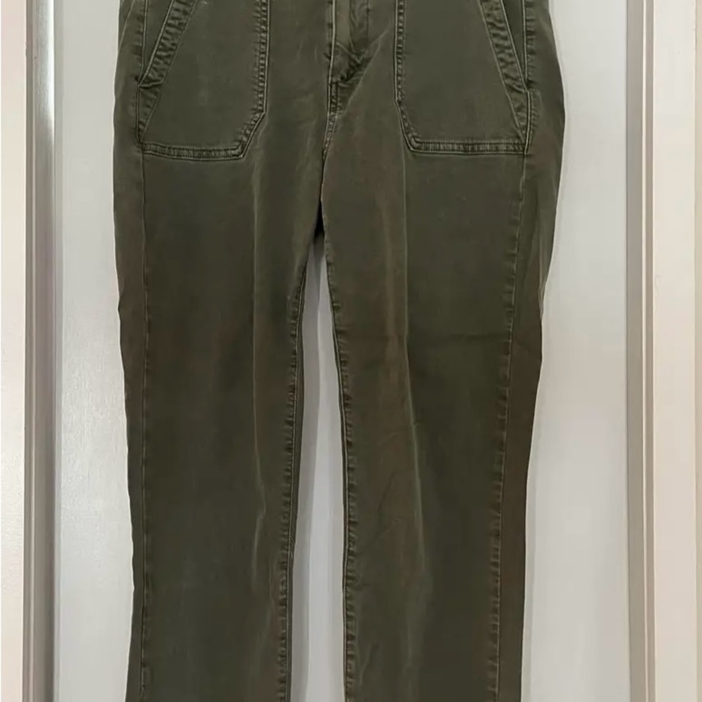 PAIGE Olive Green jogger Trousers